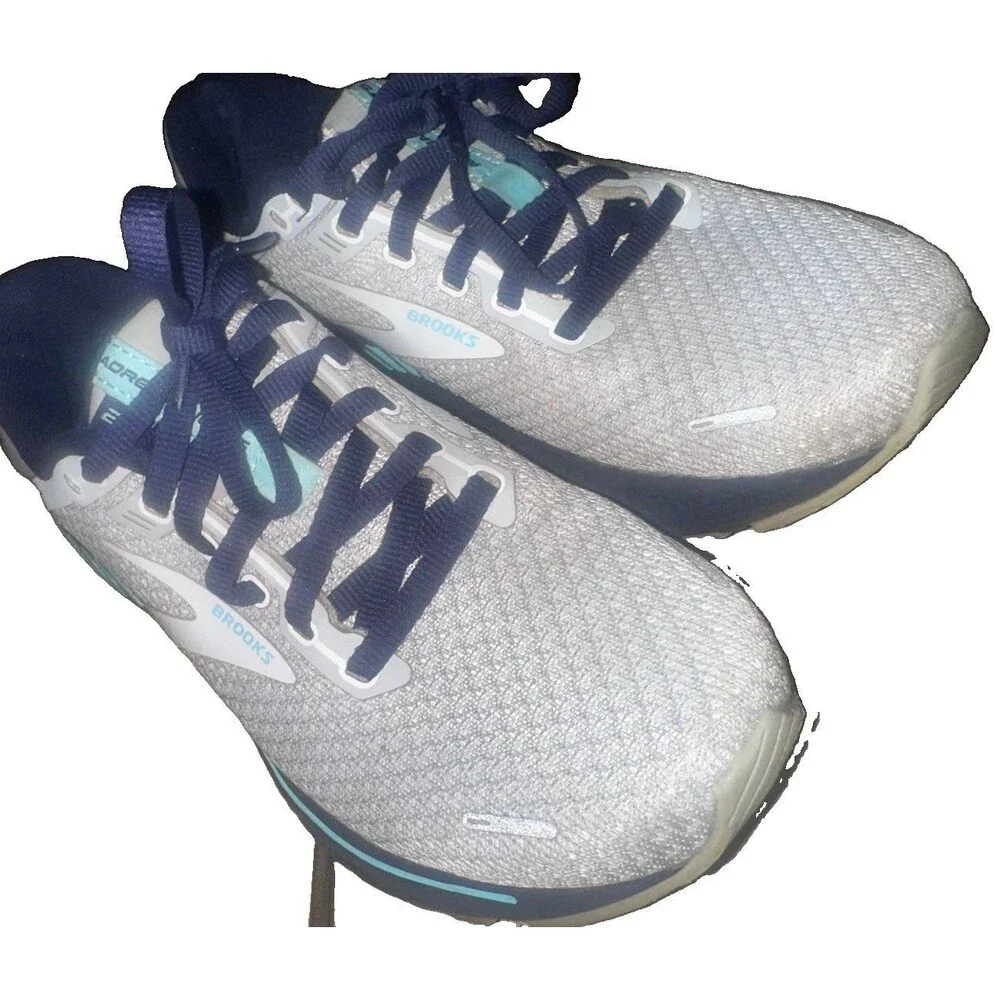 Brooks Adrenaline GTS 22 Women’s Running Shoes Gray Blue Size 6.5 B Medium